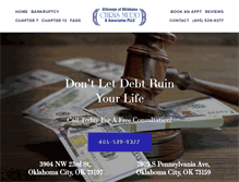 Tablet Screenshot of bankruptcyattorneyokc.com